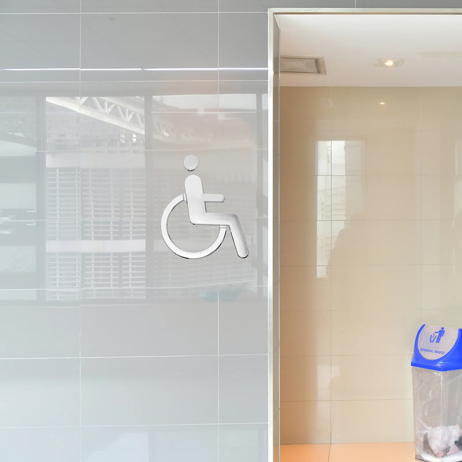 Знак для инвалидов лифт туалет наклейка с логотипом наклейки инвалидной коляски