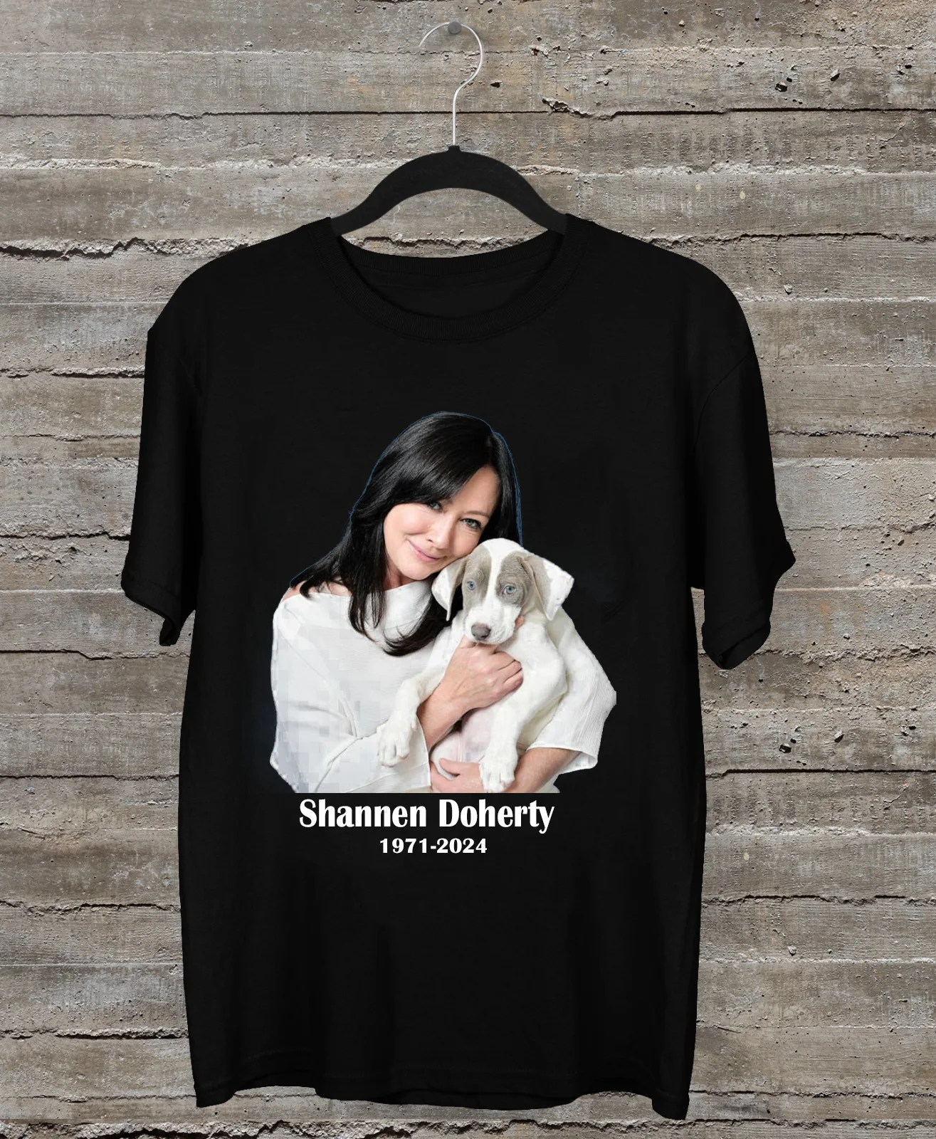 Новый Подарочный вентилятор shannen Doherty 1971-2024 черный все размеры AG1501