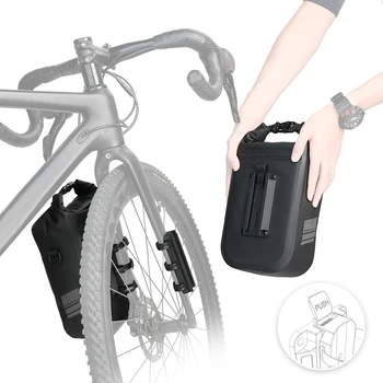Rhinowalk 4L MTB Bike Front Fork Bag Waterproof Cycling Bag Bicycle Front Bag Electric Scooter Storage Bags Cycling Accessory 2