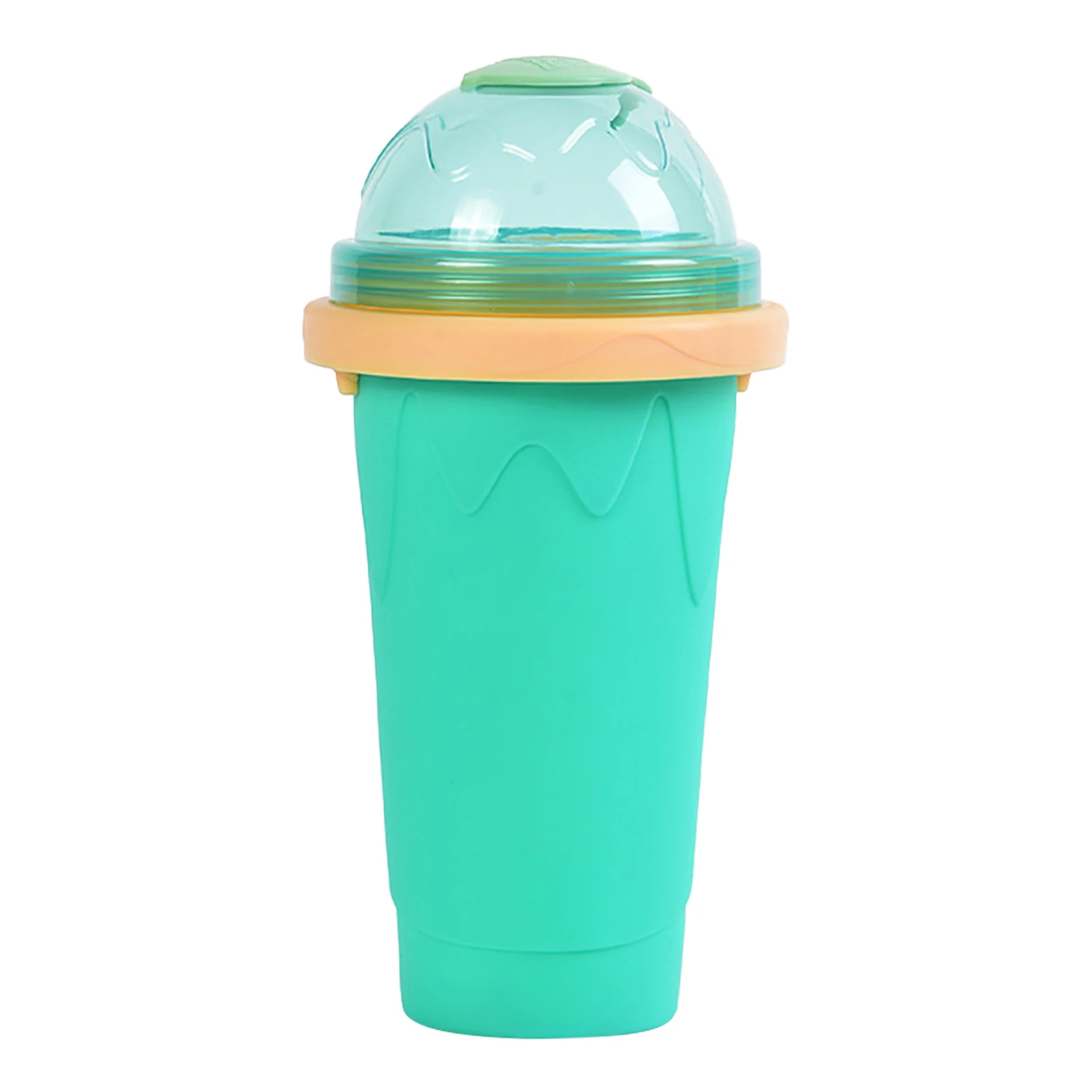 

Homemade Cooling Milk Shake Travel Double Layer Ice Cream Slushy Maker Cup Family Squeeze Quick Frozen Summer DIY Portable