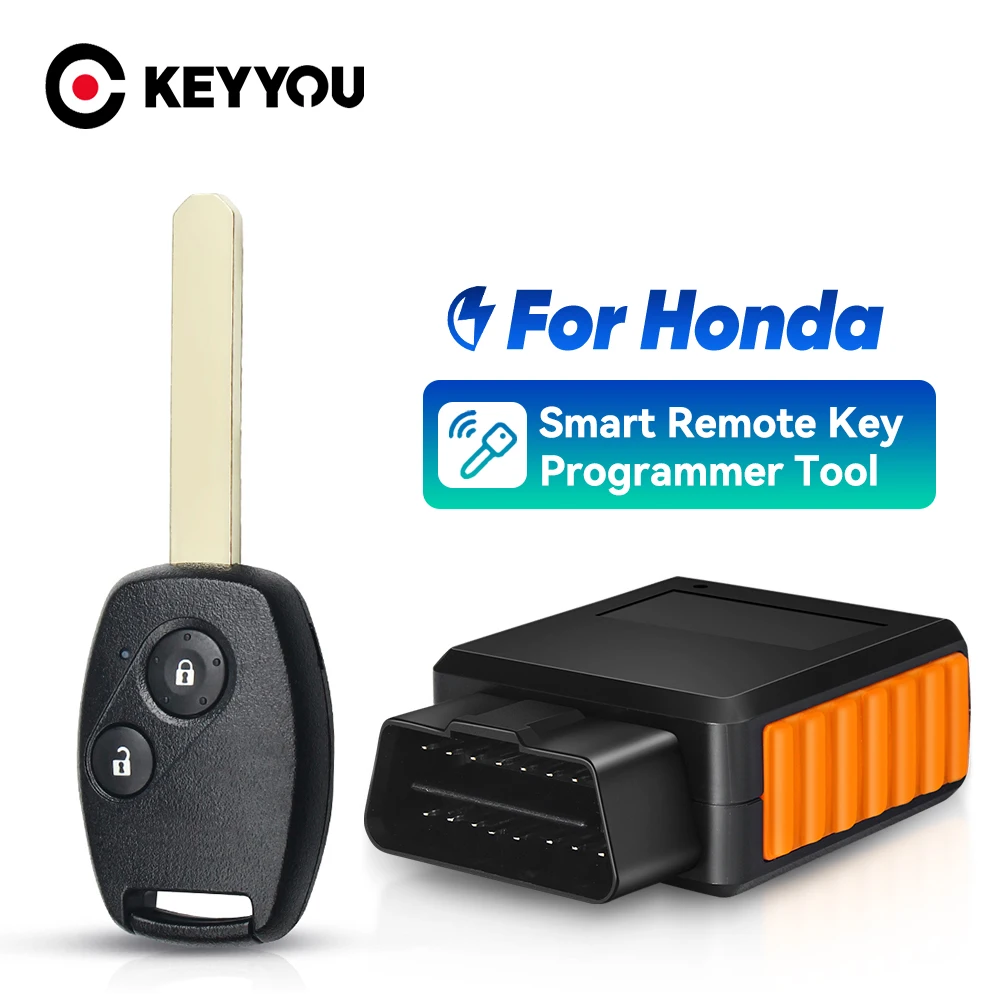 Фото KEYYOU DIY домашний программатор удаленный автомобильный ключ для Honda Accord Coupe 2DR Crosstour CR-V CR-Z Insight Fit 2007-2015 MLBHLIK-1T №1