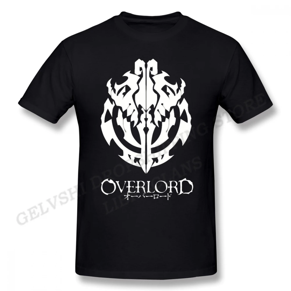 

Футболка Overlord для мужчин и женщин, модные футболки, детские топы в стиле хип-хоп, футболки, хлопковая футболка, Повседневная футболка в стиле...