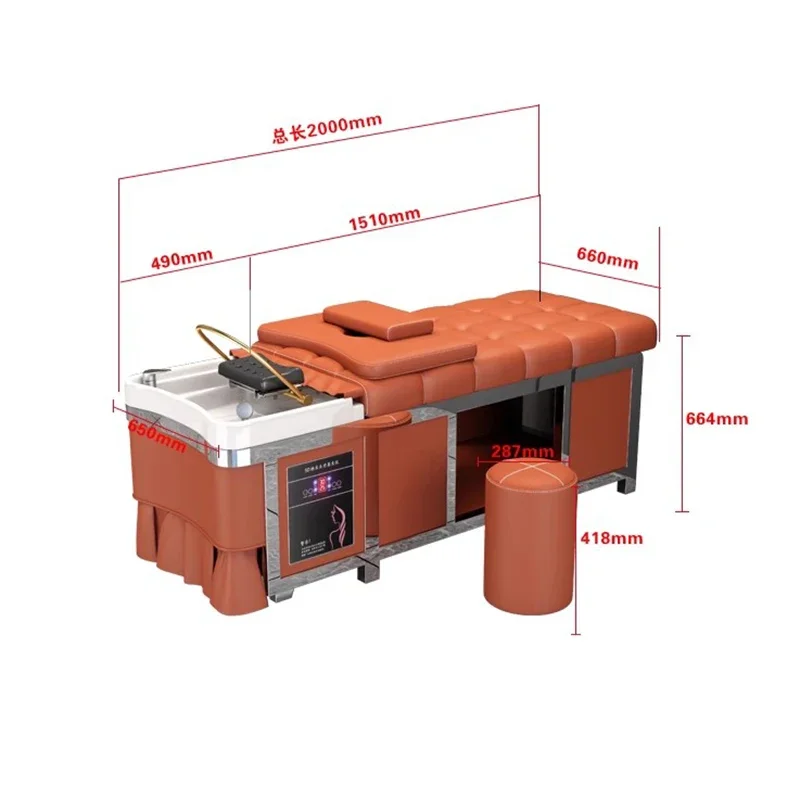 Шампунь для волос массажная кровать семейное шампунь искусственная кожа головы