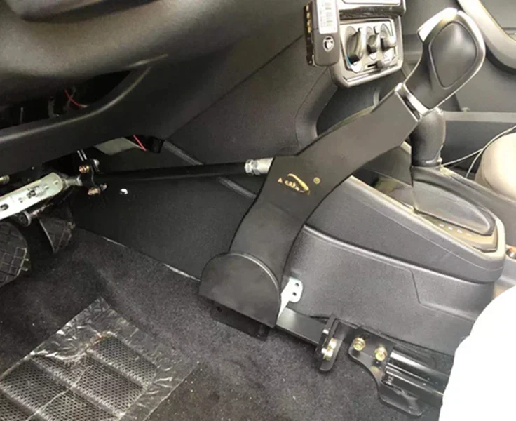 Тормоз и дроссельная заслонка для инвалидов ручное управление