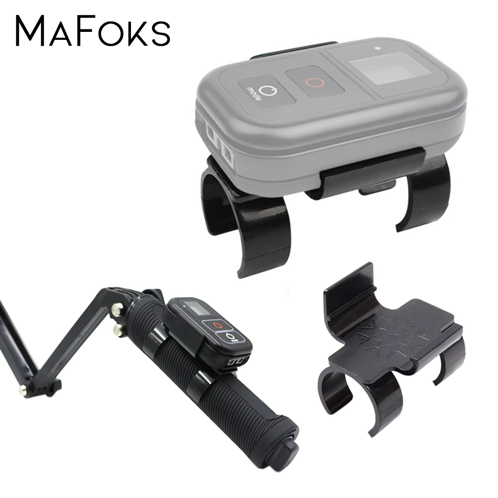 Selfie Stick WiFi Remote Control Clip Clamp Mount Lock Holder Adapter for Gopro Hero 10 9 8 7 6 5 4 3 DJI Action Camera