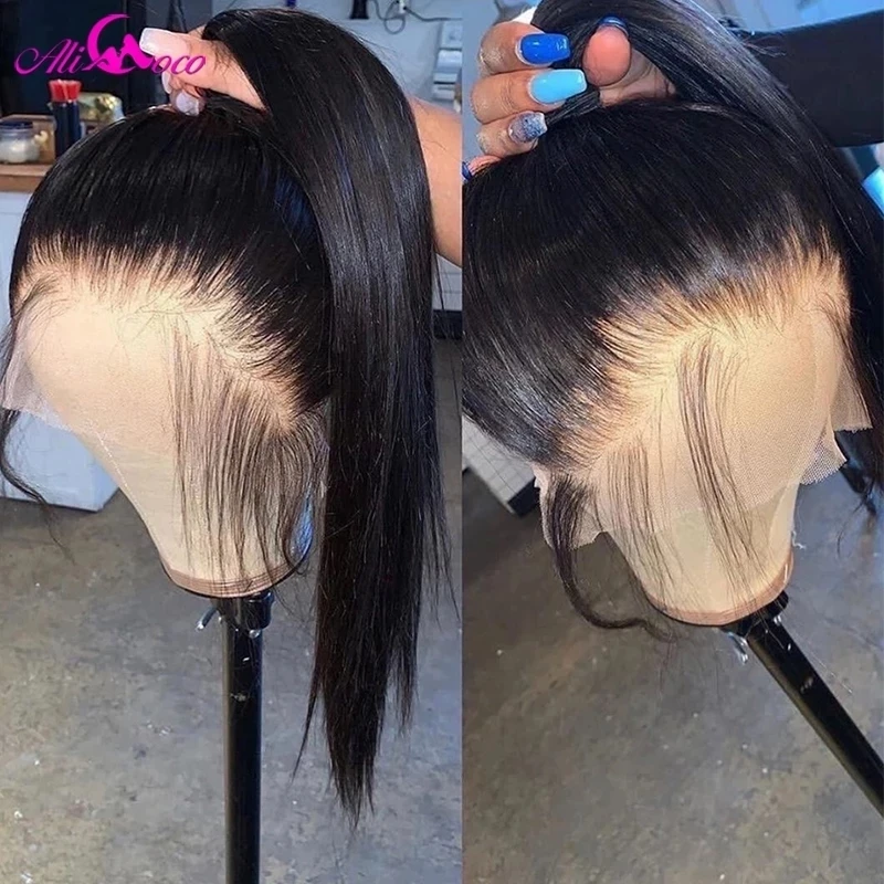 Парик на сетке спереди 360 натуральные волосы 30 дюймов Ali Coco |