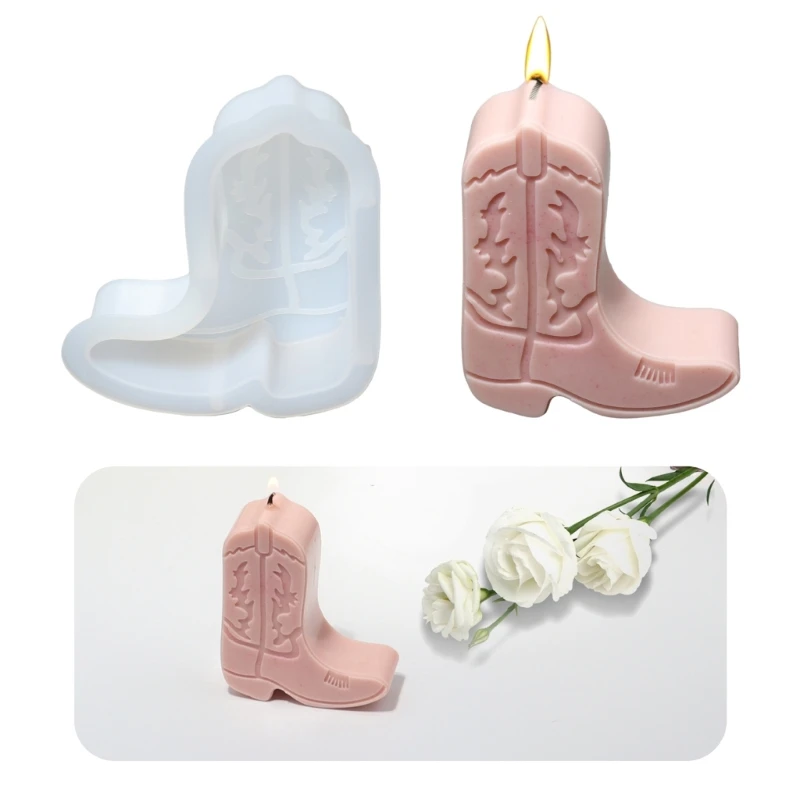 Рождественская обувь формы из смолы рождественские сапоги для свечей