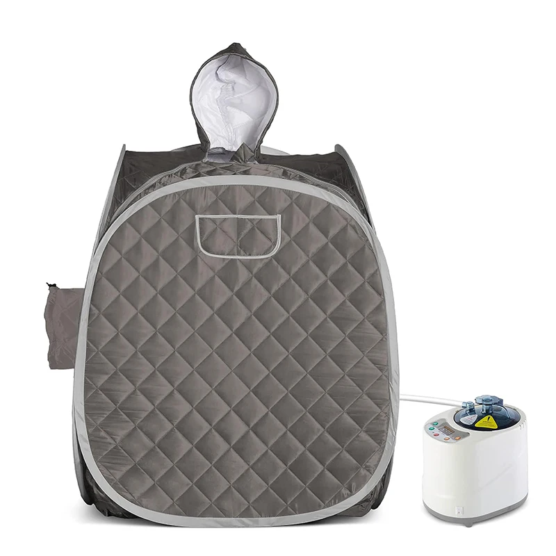 

Smartmak Portable Sauna Kit one Person Full Body at Home Spa Hat Tent Include 2L Steamer with Remote Control