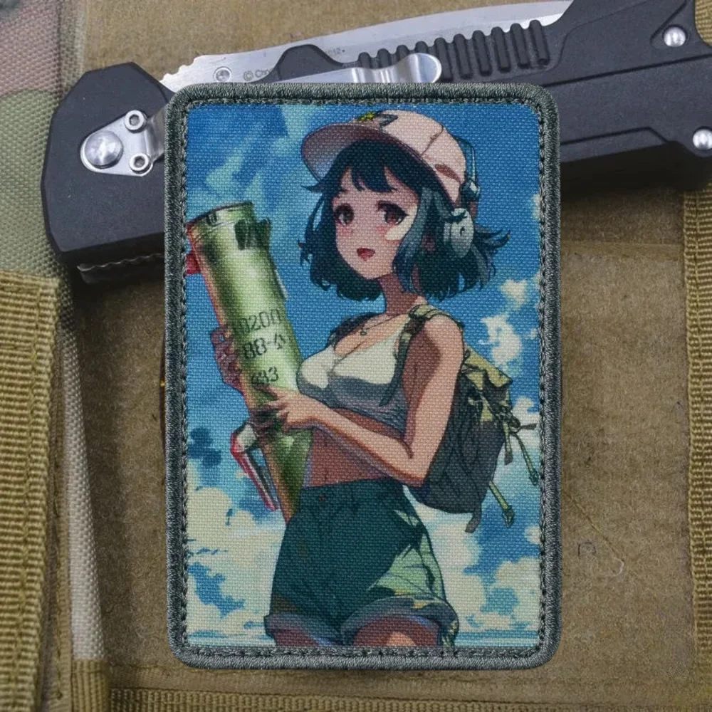 Нашивка шмблби с принтом милые аниме фото и петли нашивки для одежды наклейки на