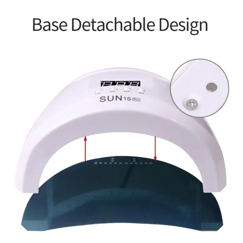 Nail Lamp LED Dryer For Acrylic Gel Drying With Low Heat Mode Smart Sensor Art Salon Manicure Machine