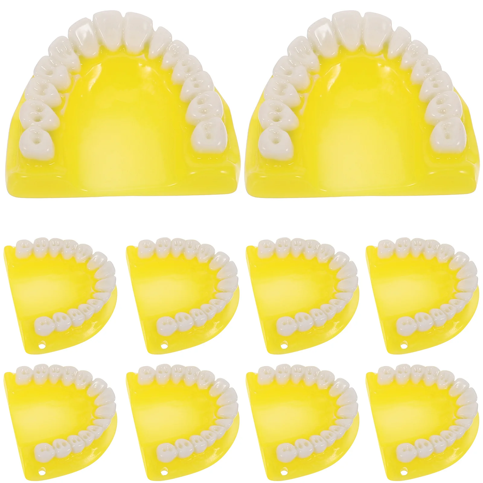 

10pcs Earring Charms Jewelry Making Charms False Teeth Pendants Jewelry Charms