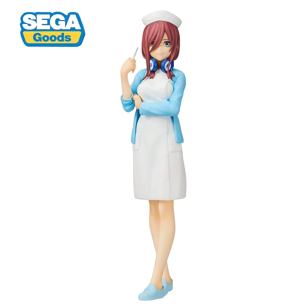 

22CM Nakano Miku Anime Figure Original SEGA The Quintessential Quintuplets Collection Model Doll Toys Birthday Gifts