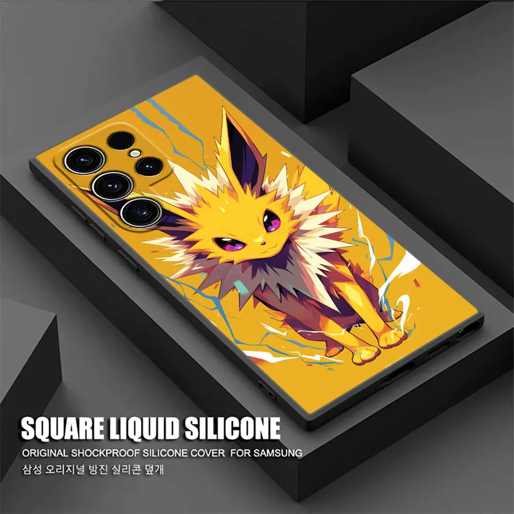 Чехол Bulbasaur Pokemon Umbreon Art S25Ultra для Samsung Galaxy S25 S24 S23 S20 S21 FE S22 Ultra S10 Plus мягкий чехол