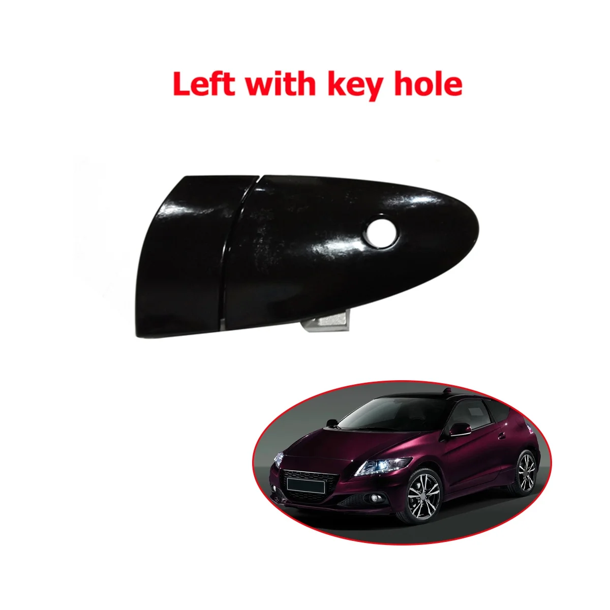 Левая сторона фотоэлемента с отверстием для ключа Honda CRZ внешняя дверная ручка ZF1