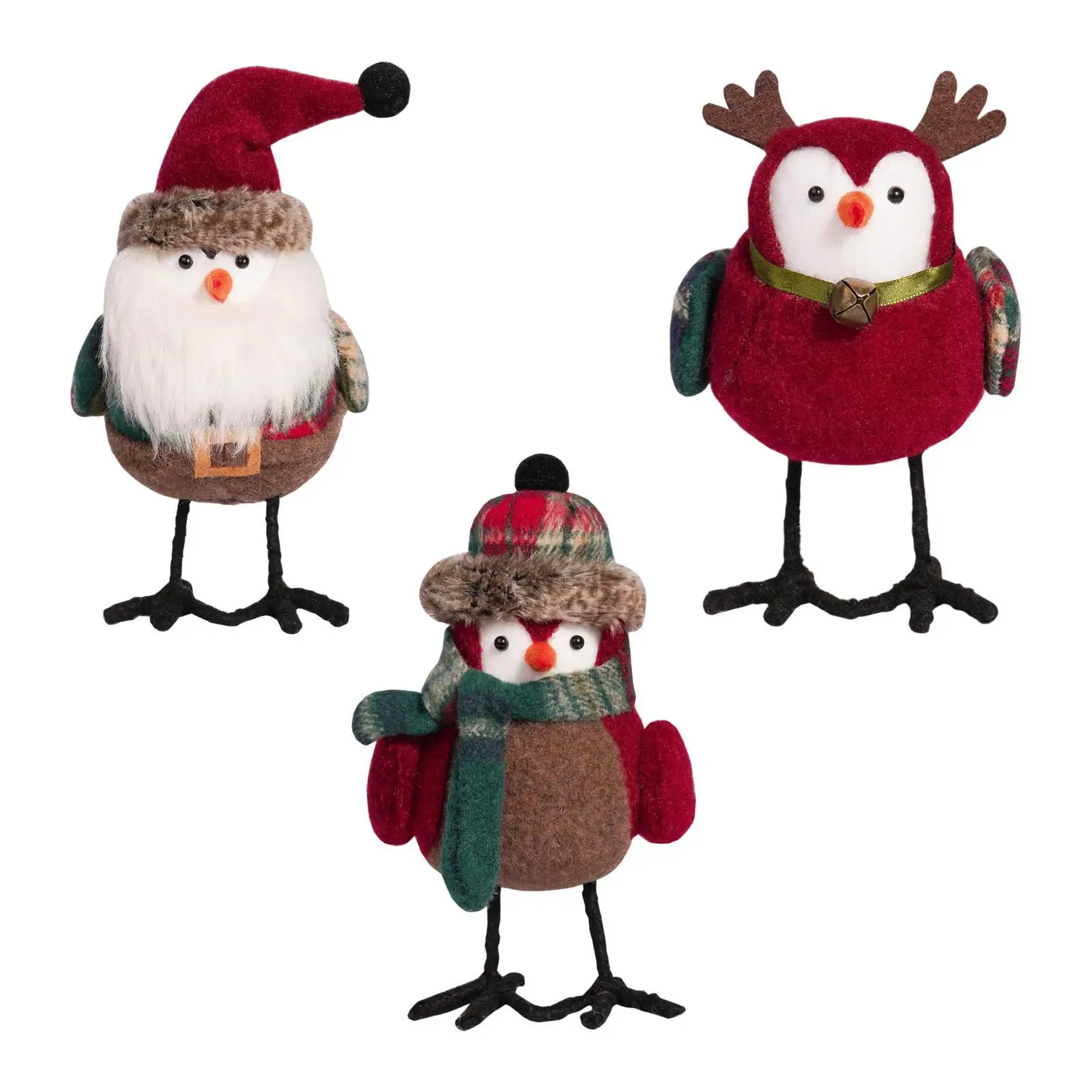 Рождественское украшение стола птица домашний декор на Новый год кухонный камин