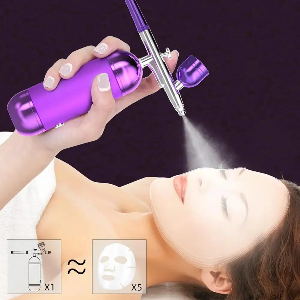 

Oxygen Injector High-pressure Sprayer Handheld Facial Beauty Hydration Moisturizing Instrument Home Oxygenation Hydration Device