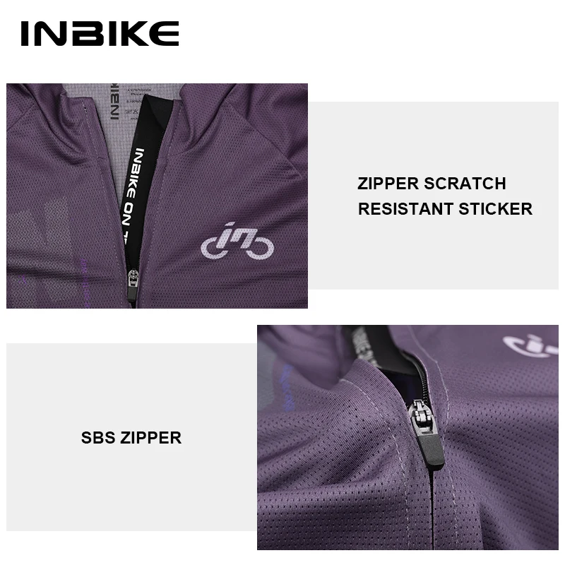 Мужской велосипедный комплект INBIKE дышащая велосипедная майка высокая