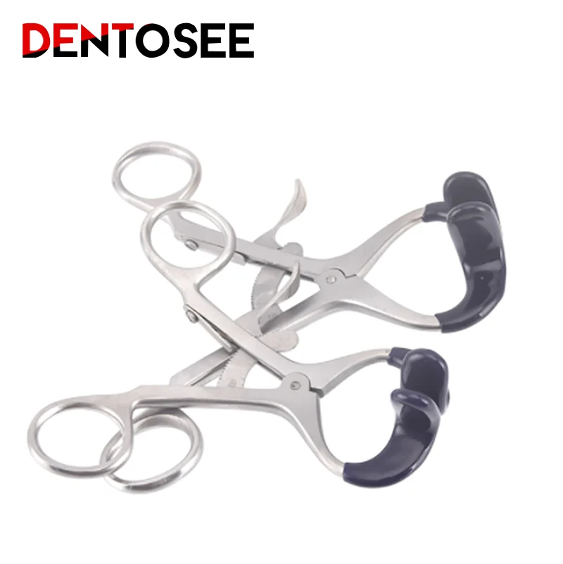 Retractor Dental de acero inoxidable, instrumento quirúrgico, mordaza, ortodoncia, abridor Oral