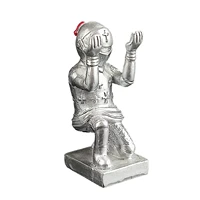 knight pen holder executive soldier figurine pencil stand for office accessories pen stand desk decor organizer pencil holder