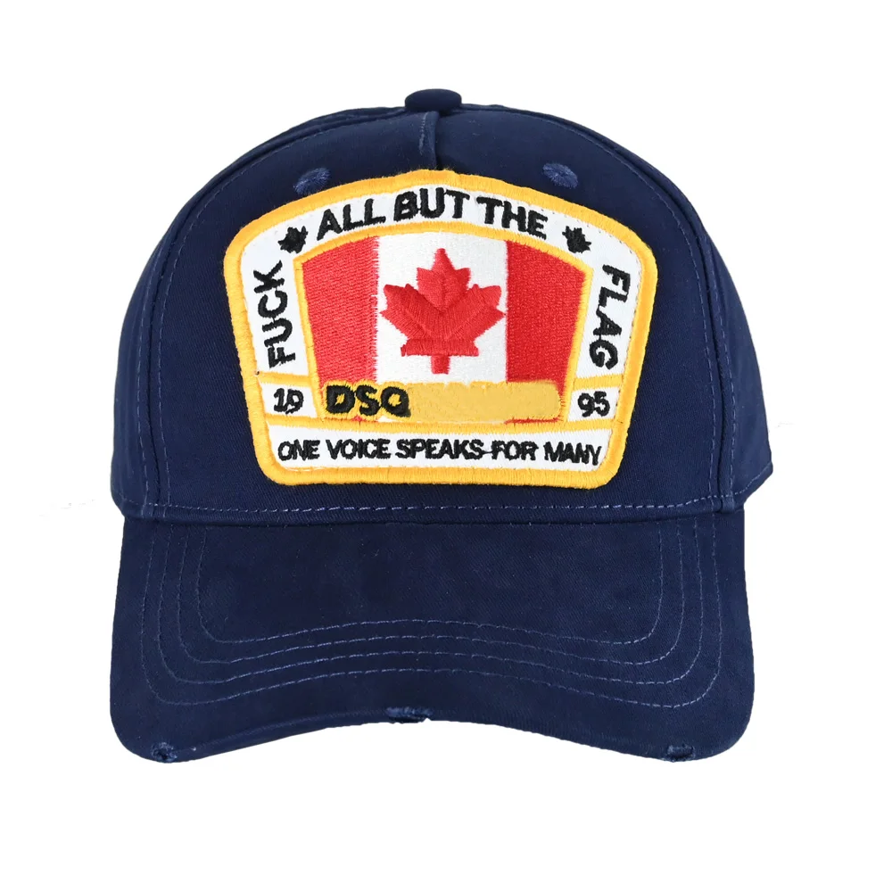 

Brand Maple Leaf Baseball Caps Cotton DSQ Letters High Quality Cap Men Women embroidery Design Hat Trucker Snapback Dad Hats