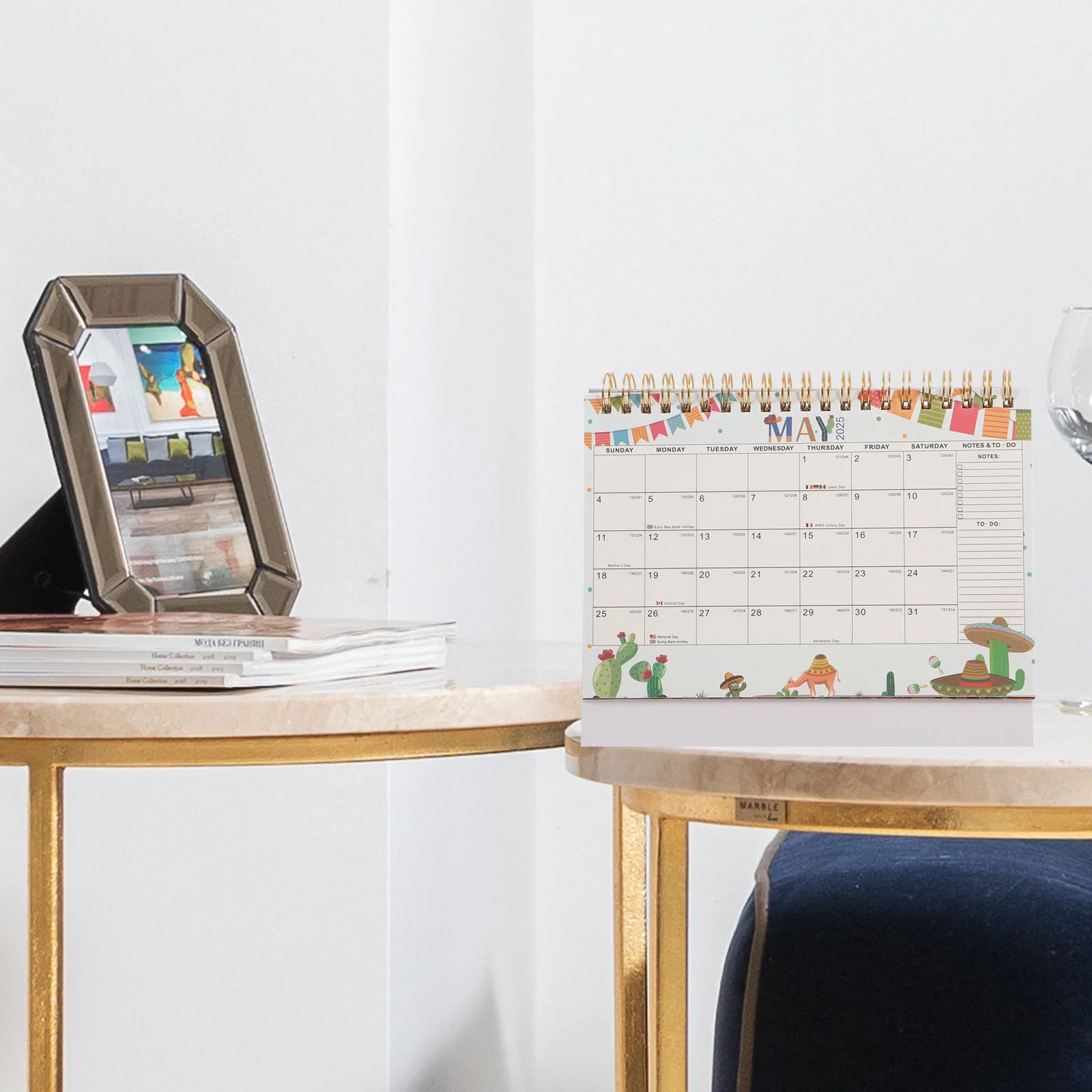 Календарь для рабочего стола 2025 календарь с откидной крышкой маленький