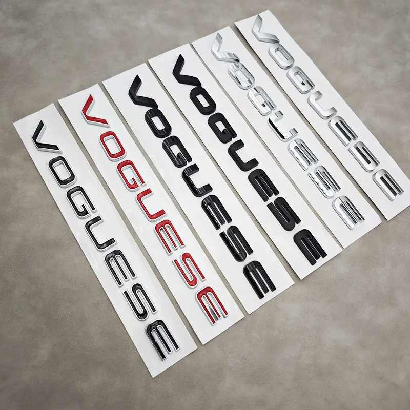 3d Abs Vogue Se Эмблема С Буквами Для Land Rover Range Наклейка На Заднюю Часть Автомобиля