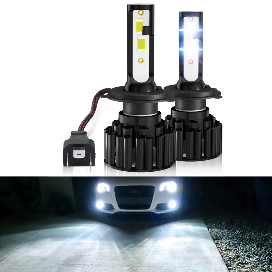 

H4 LED Car Headlight H13 9004 9007 H1 H3 H7 H11 9005 9006 9012 880 Led Lamp 6500K White Super Bright Auto Fog Lights Bulb 12V