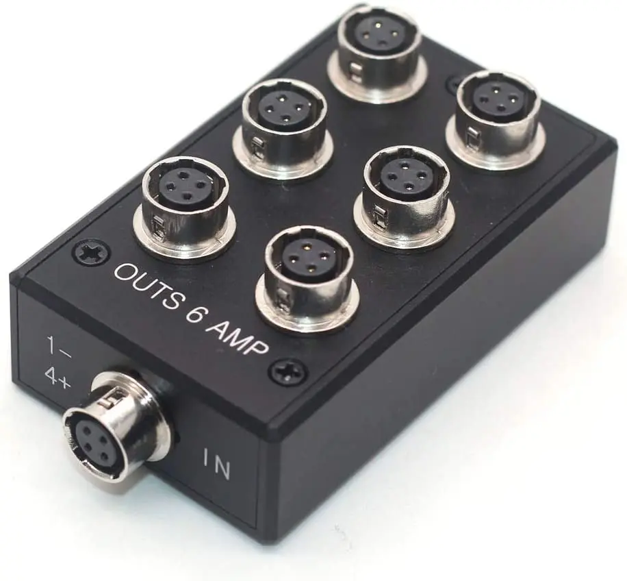 4-контактные выходы питания Hirose 6 AMP для звуковых устройств 688 633 Zoom F8 F4