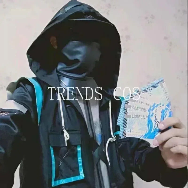 Игра Arknights Доктор Косплей Костюм Хэллоуин Родос Остров Одежда Куртка Брюки Маска