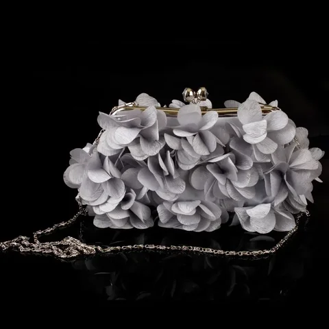 Свадебная сумка 8 цветов, белая, женская, фиолетовая, вечерняя, Цветочная, свадебная Сумка-клатч