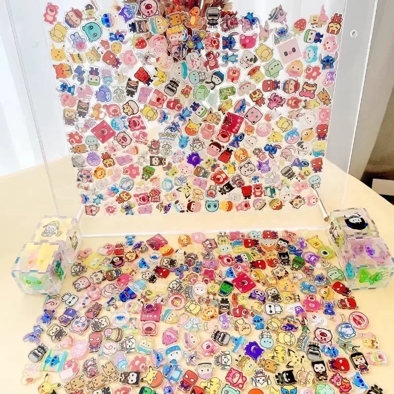 2 см VIP MINISO Kitty двусторонний прозрачный Коричный акриловый лист Kuromi DIY фотобрелок