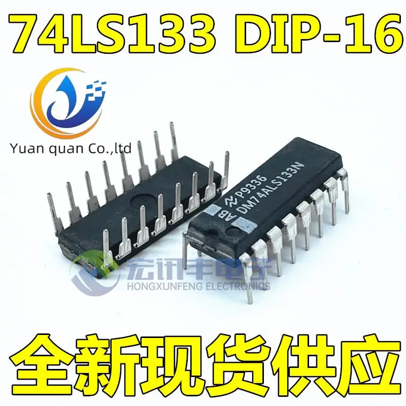 

30pcs original new 74LS133 HD74LS133P SN74LS133N DIP-16 13 input NAND gate