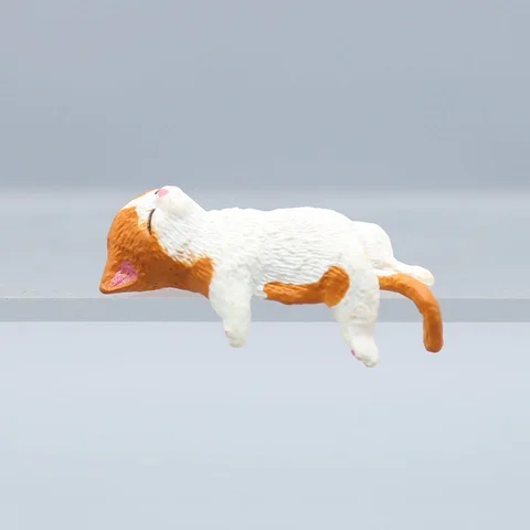 Милый мультяшный кот, украшение для дома из ПВХ