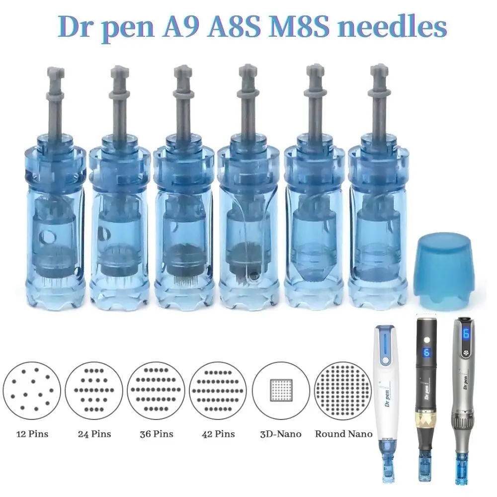 

DermaPen Microneedles for Dr Pen A9/M8S/A8S 12/24/36/42/3D/nano Needle Cartridges Mesotherapy Micro Needles Bayonet