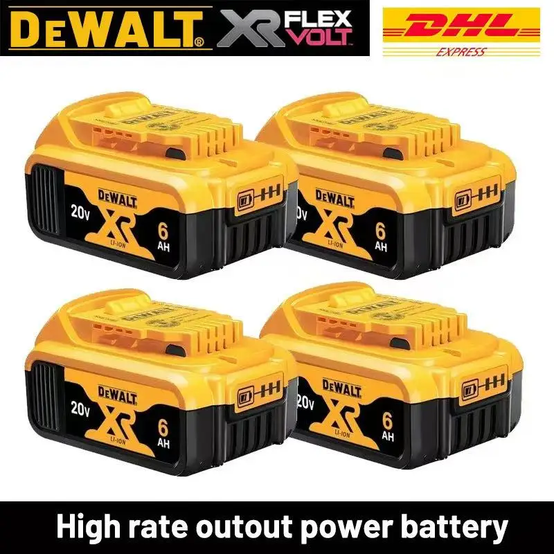 Фото 100% Оригинальный аккумулятор Dewalt 20V 2Ah 5Ah 6mAh для электроинструментов DCB206 DCB205 DCB200 DCD791 DCD805 №1
