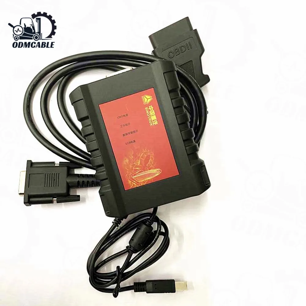 

For Sinotruck Diagnostic Tool for HOWO Sinotruk Diesel Truck Tool for HOWO/A7F19/T7H/Sitrak/Hohan Sinotruk Scanner+CF19 Laptop