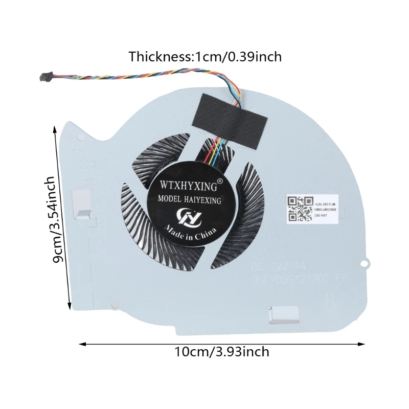 4-контактный DC12V радиаторы для ноутбуков охлаждающий вентилятор графического