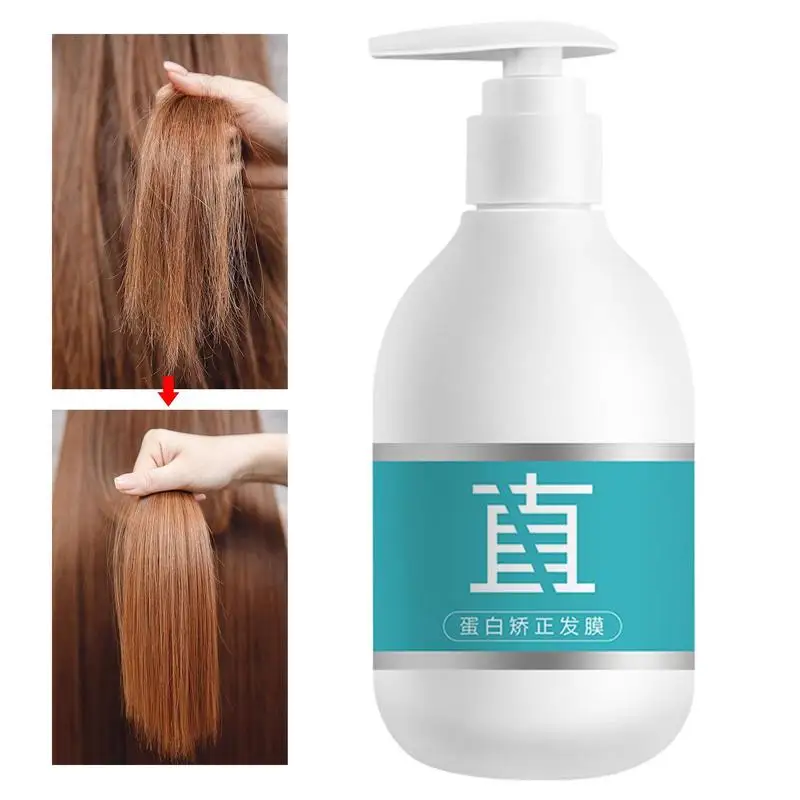 

250ml Protein Correcting Hair Straightening Cream Silk & Gloss Hair Straightening Cream Nourishing Fast Smoothing Collagen