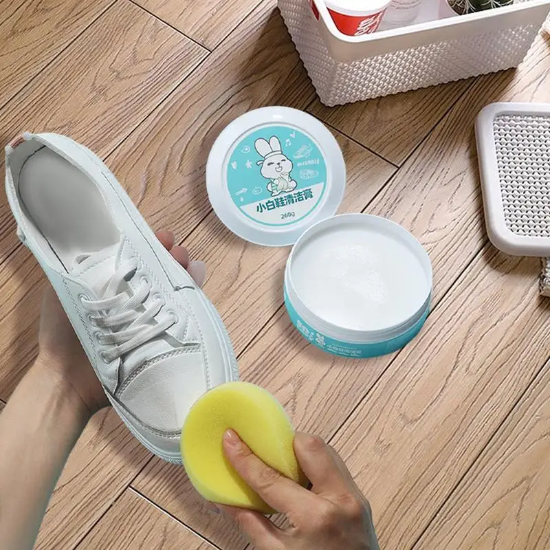 Многоцелевой очищающий крем для обуви средство удаления пятен мощное удобное