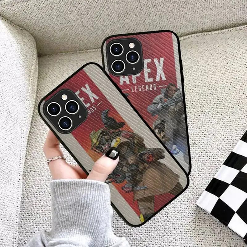 

Apex Legends Phone Case Hard Leather Case for iPhone 11 12 13 Mini Pro Max 8 7 Plus SE 2020 X XR XS Coque