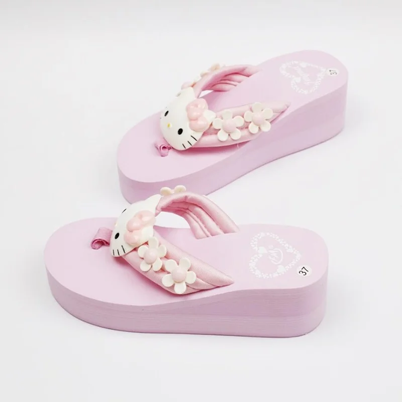 Модная простая женская обувь для отдыха Hello Kitty высококачественные милые
