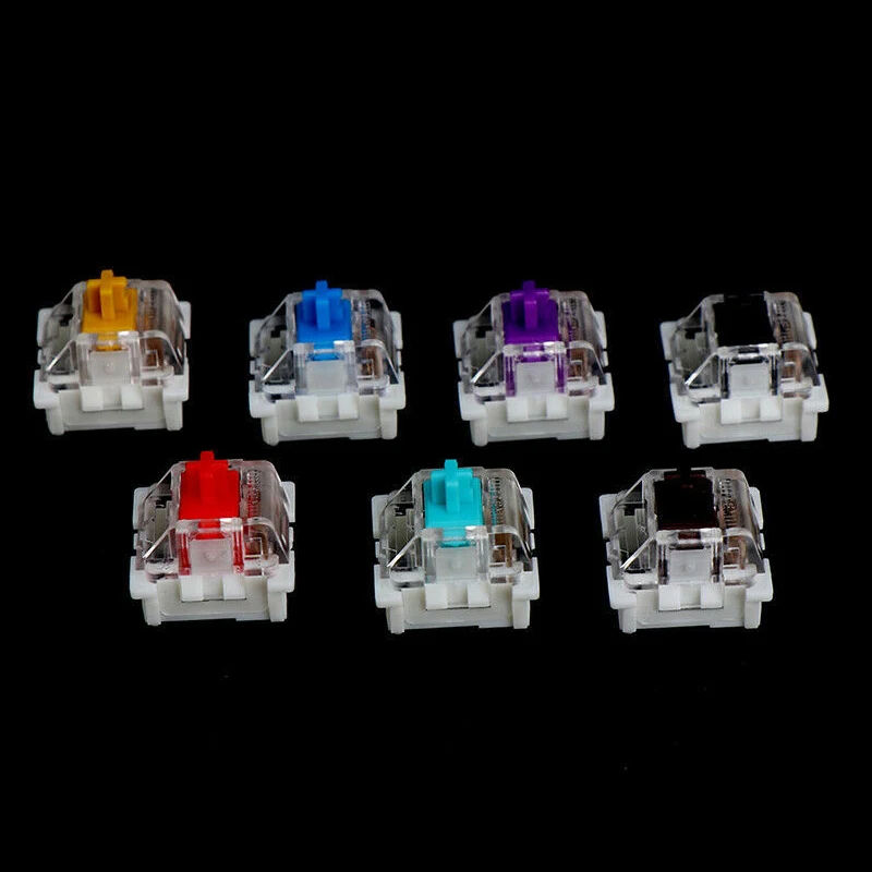 

10pcs Switches Mechanical Keyboard Switch 3Pin Silent Clicky Linear Tactile Similar Holy Panda Switch Lube RGB Gaming MX Switch