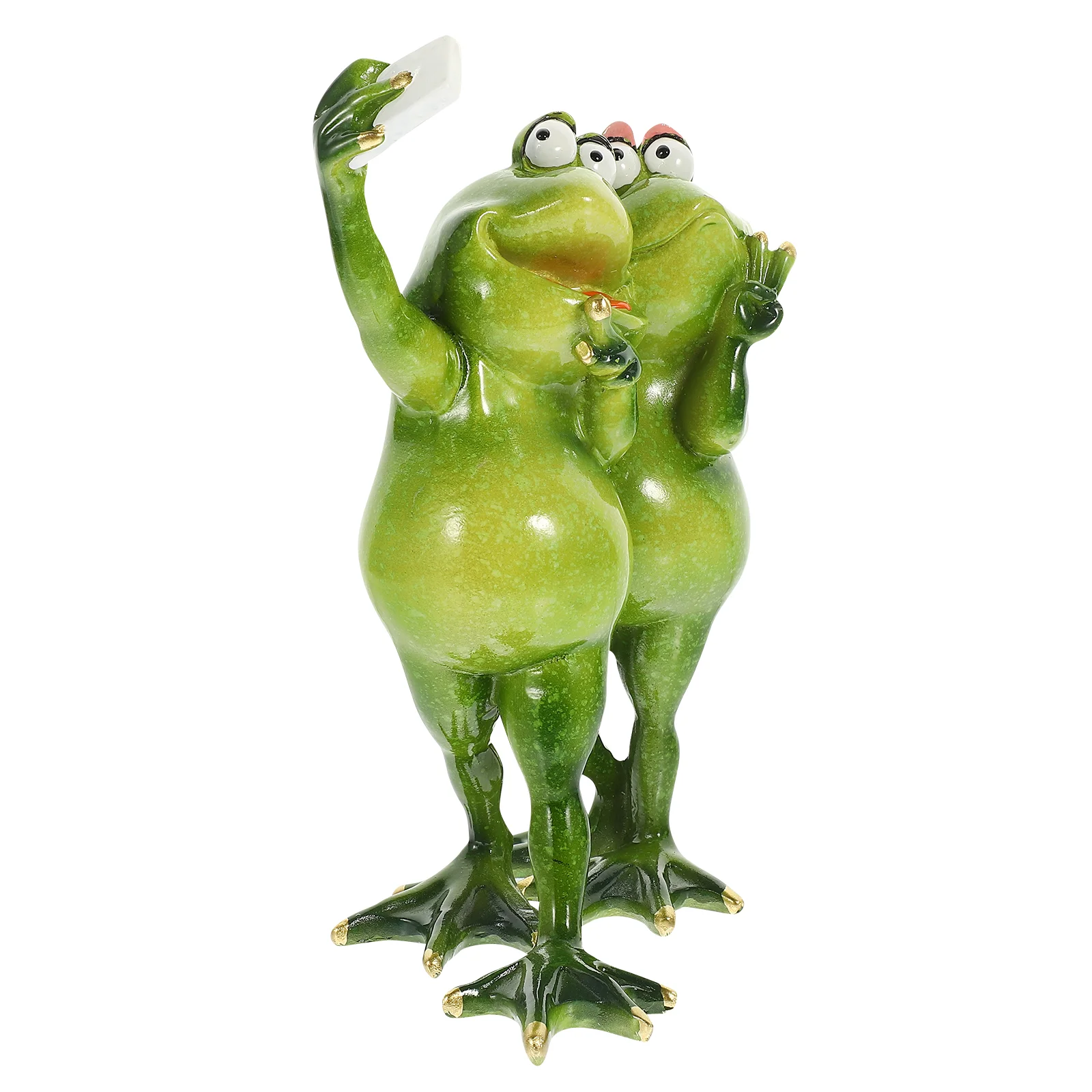 

Frog Statue Figurines Figurine Couple Animal Resin Frogs Ornament Garden Sculpture Miniature Yoga Decorationscartoon Lovers