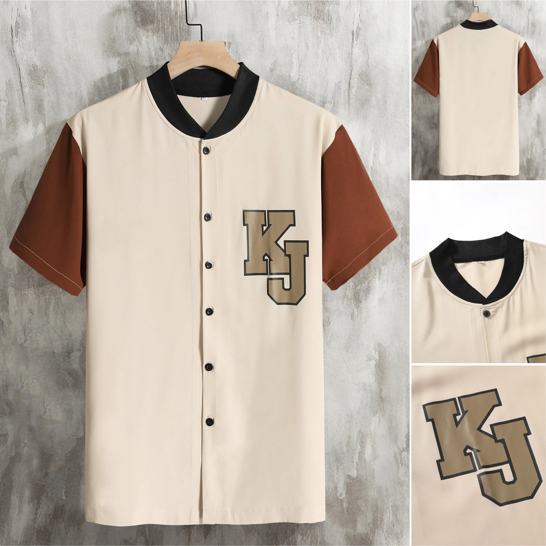 Бейсбольная форма модная футболка в стиле хип-хоп бейсбольная Футболка с