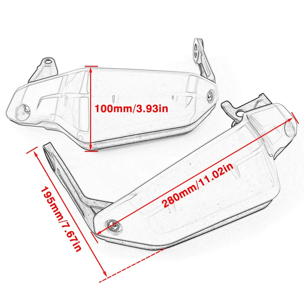 Защитные накладки на руль для Honda CRF1100L Africa Twin Adventure Sports XADV X-ADV 750 XADV750 CRF 1100L CRF 1100 L (art.: 3920d8da4acbc) - 3920d8da4acbc