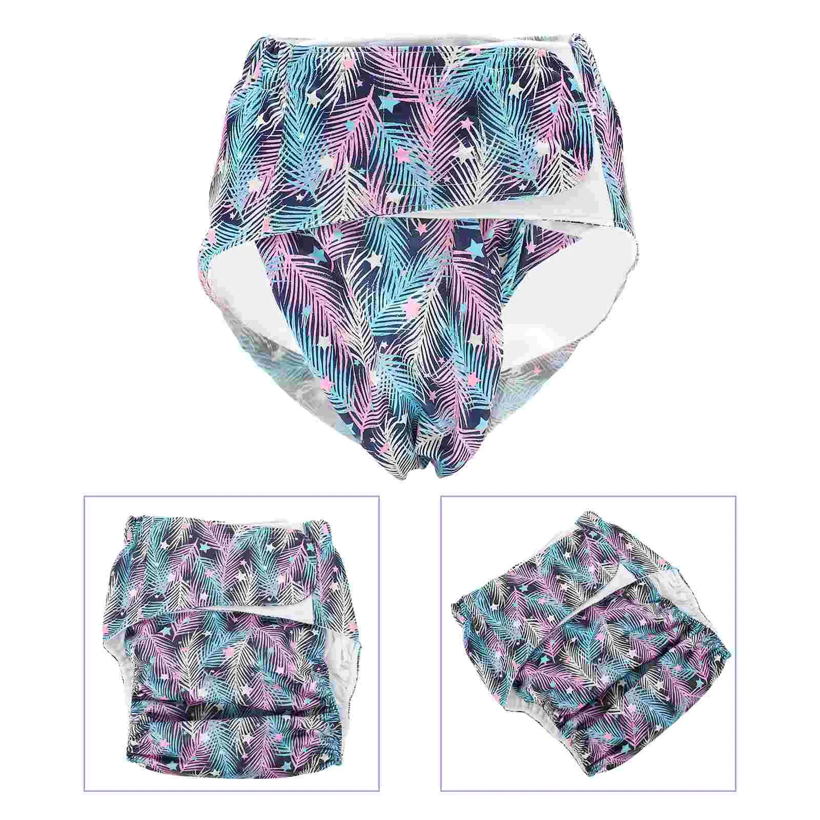 

Adult Diaper Pants Incontinenceunderwear Urinary Diapers Elderly Washable Cloth Adults Men Reusable Pocket Abdl Training Nappy