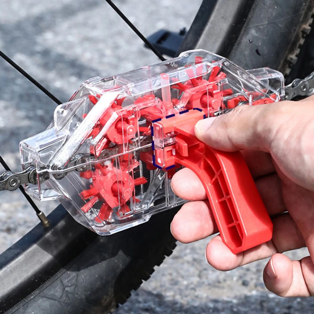 Скруббер для цепи портативные велосипедные щетки скруббер инструмент мытья