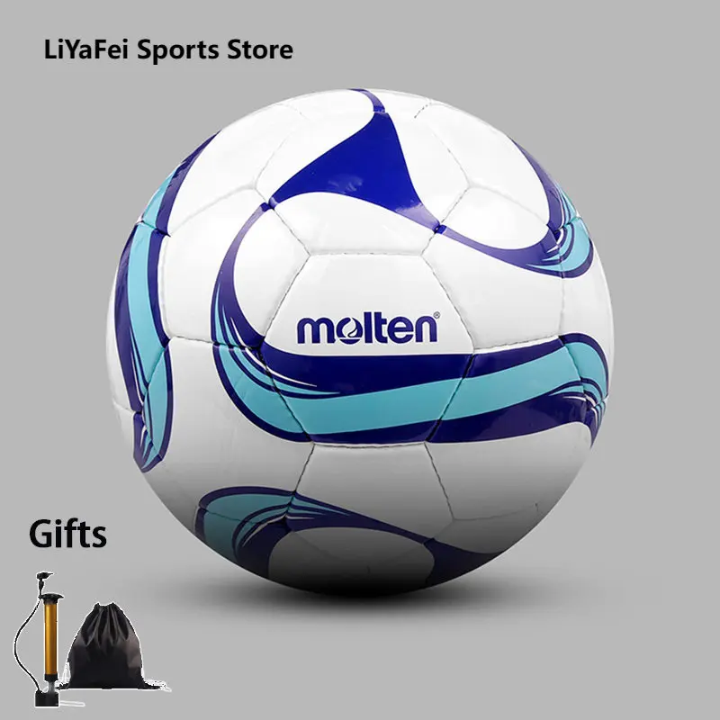 Molten Size 4 5 Football Youth Adults Futsal Soccer Balls Match Training Outdoor Indoor Standard Footballs Free Air Pump Bag
