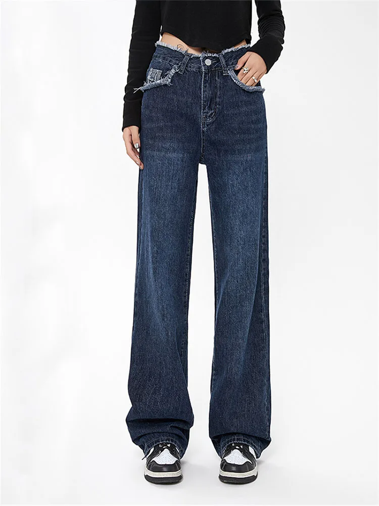 

Korean Style Retro Wide Leg Jeans Women's Loose High Waist Loose Fashion Women's Jeans High Waist Jeans Women's Wear Harajuku