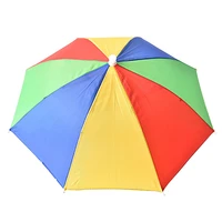 convenient umbrella hat flexible bright anti rain anti sun headwear sun cap fishing umbrella cap fishing cap